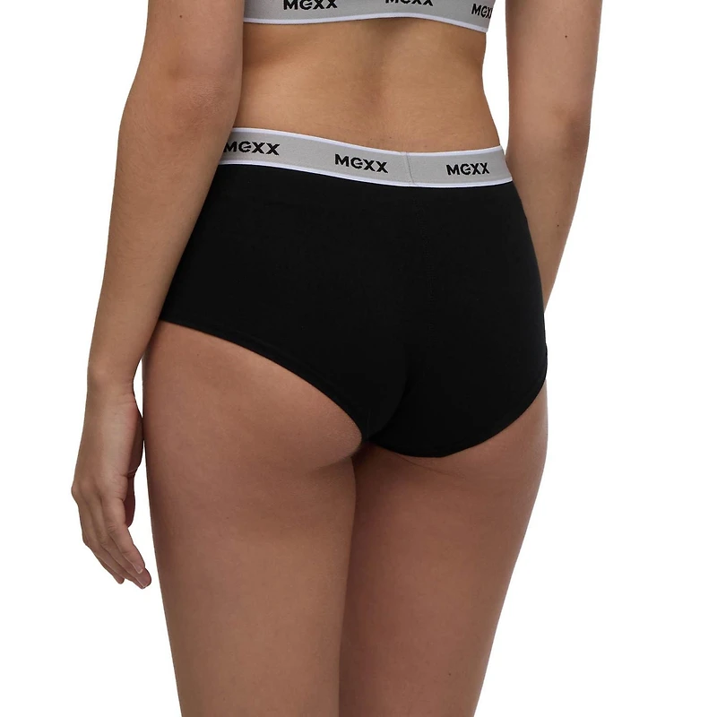 Mexx Women’s 3-Pack Hipster with Branded Elastic, XS-XL