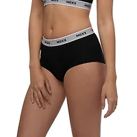 Mexx Women’s 3-Pack Hipster with Branded Elastic, XS-XL