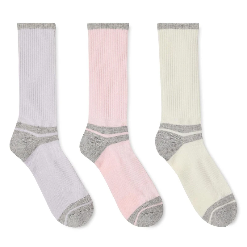 Lot de 3 paires de mi-chaussettes Ozark Trail pour femmes Pointures 4-10