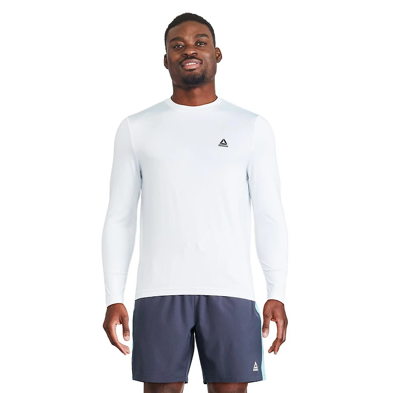 Reebok Men's Delta Long Sleeve Swim Shirt, Swimwear, Swimwear