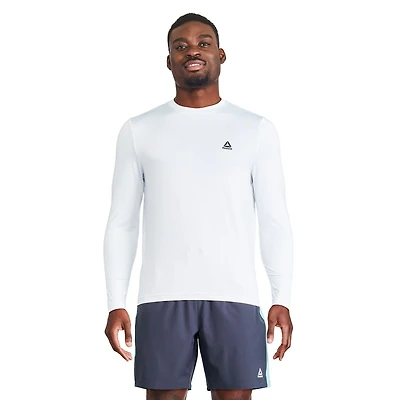 Reebok Men's Delta Long Sleeve Swim Shirt, Swimwear, Swimwear