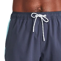 Reebok Men's Delta 7 Inch Core Volley W/ Compression, Reebok Swimwear