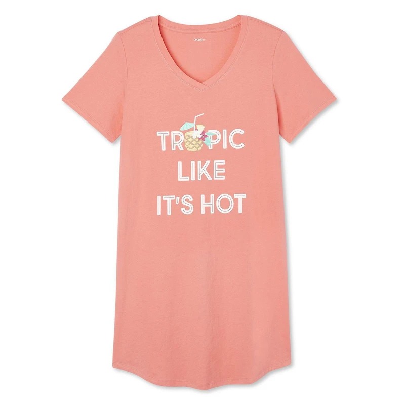 George Women's V-Neckline Nightshirt