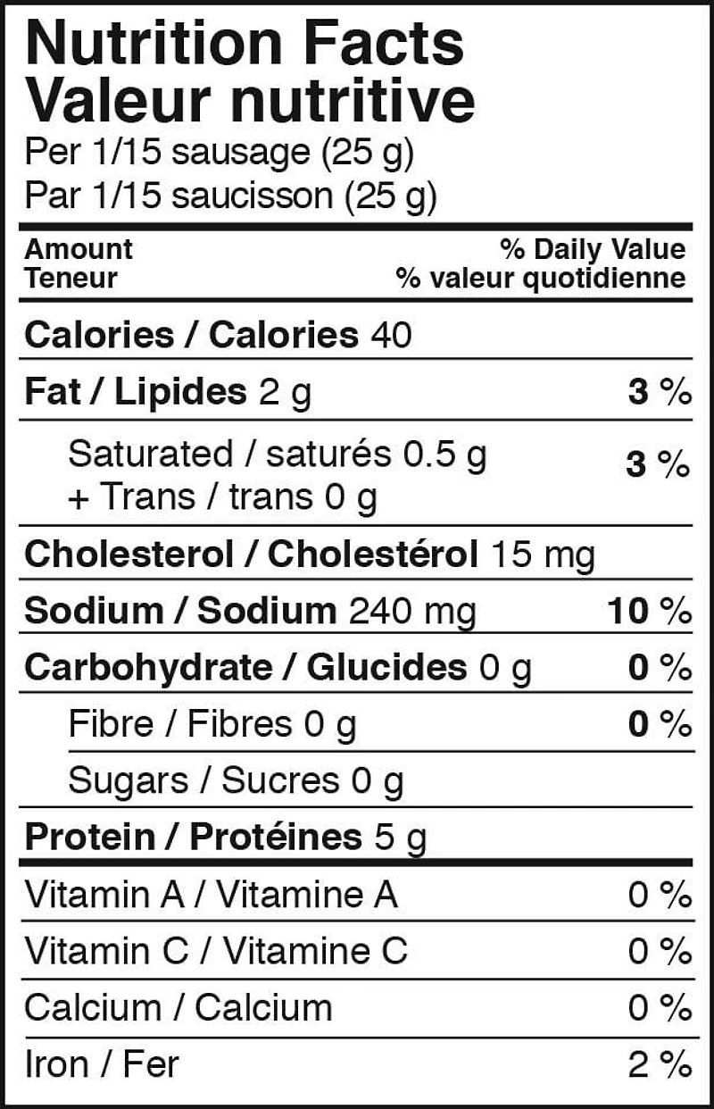 Grimm's Ham Garlic Sausage Rings