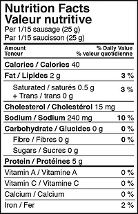 Grimm's Ham Garlic Sausage Rings