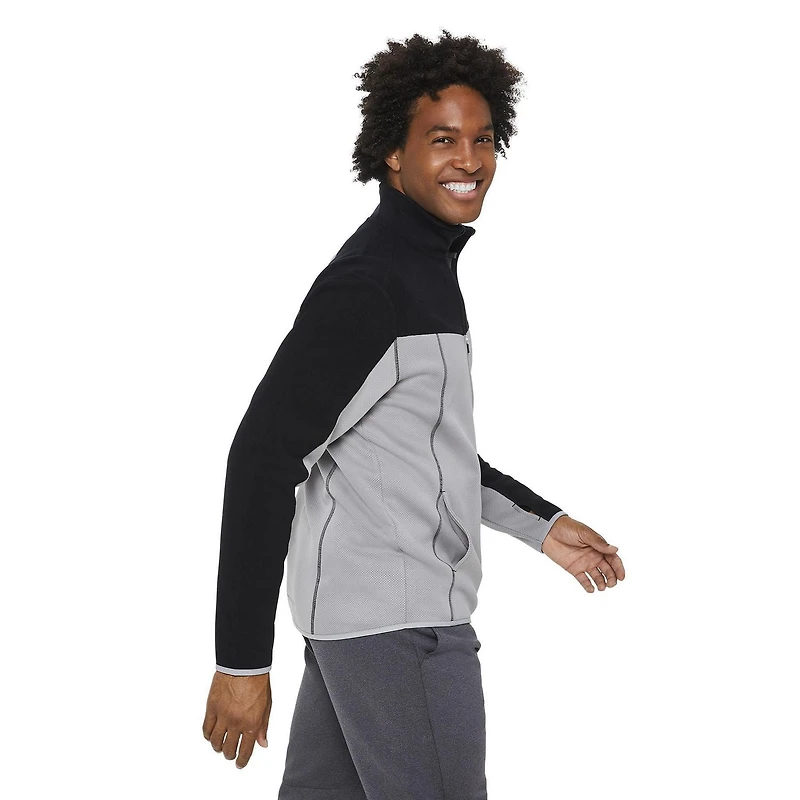 Manteau avec fermeture éclair sur la longueur Athletic Works pour hommes
