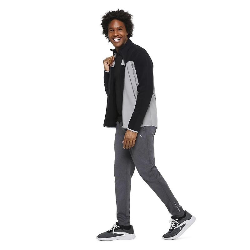 Manteau avec fermeture éclair sur la longueur Athletic Works pour hommes