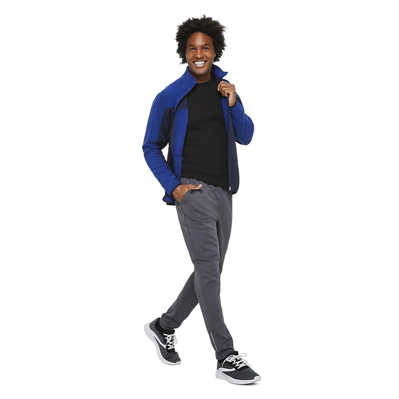 Manteau avec fermeture éclair sur la longueur Athletic Works pour hommes