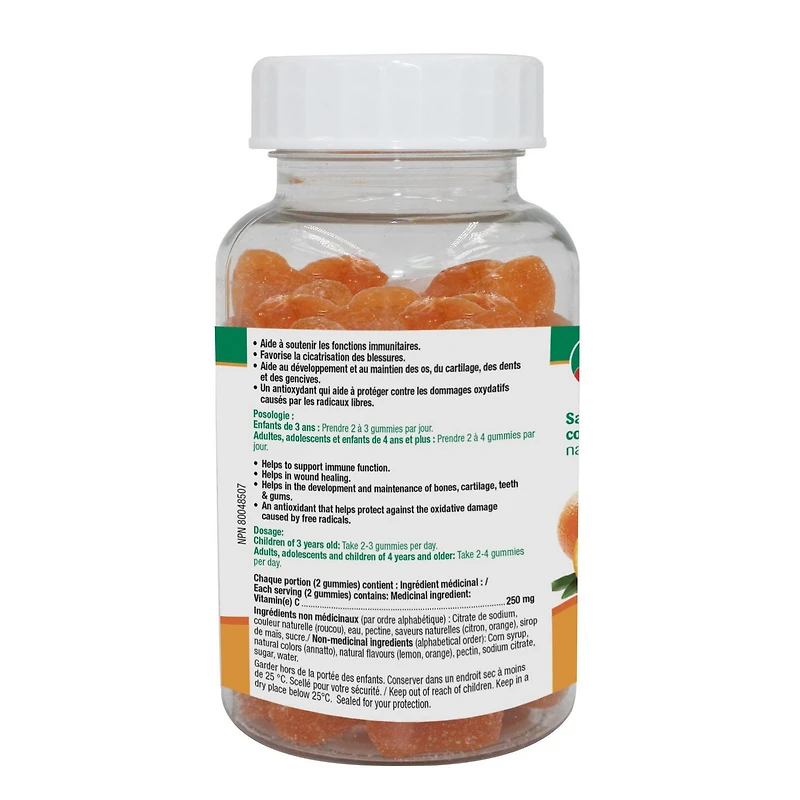Adrien Gagnon-Vitamine C Gummy & Végane, 250 mg