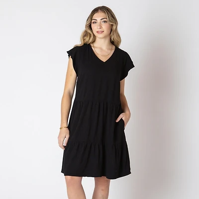 Devoted floral midi dress