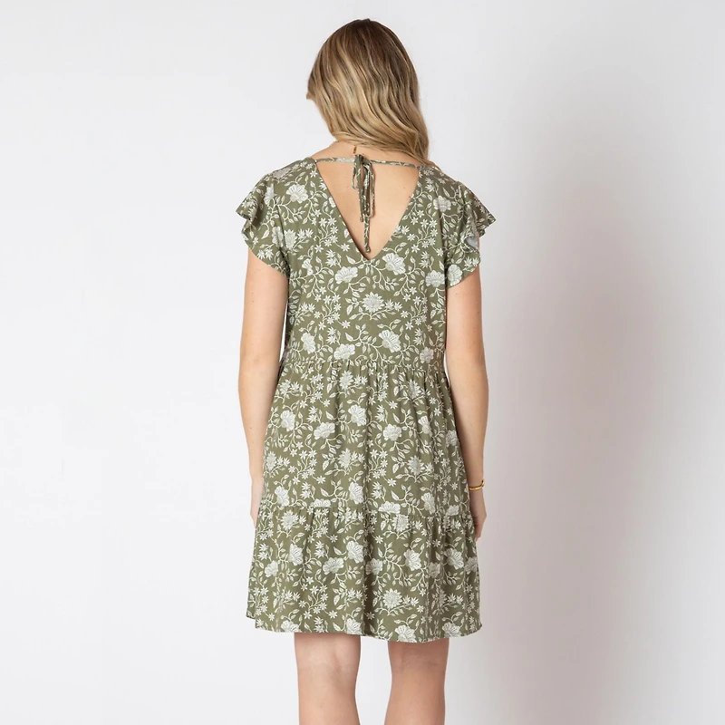 Devoted robe midi florale