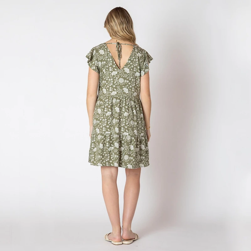 Devoted robe midi florale