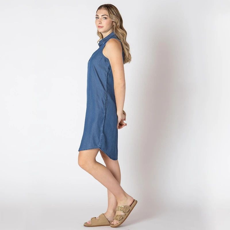 Devoted Robe midi avec col