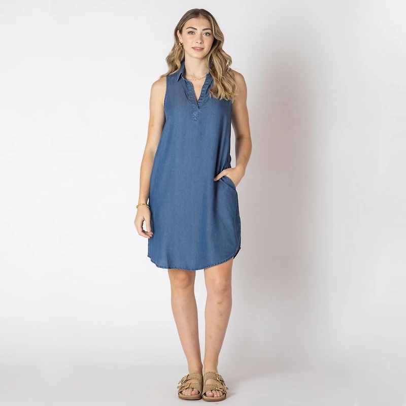 Devoted Robe midi avec col