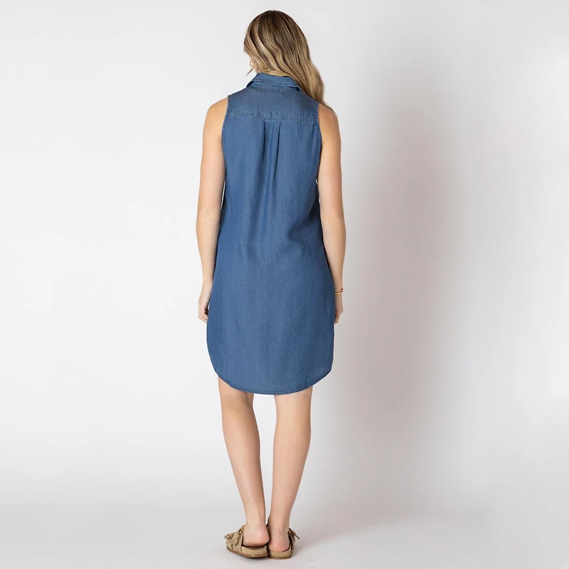 Devoted Robe midi avec col