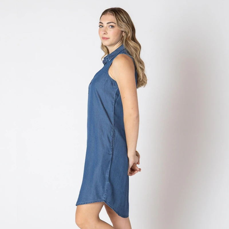 Devoted Robe midi avec col