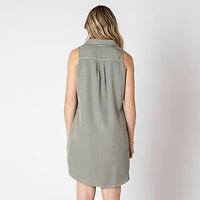 Devoted midi dress with collar