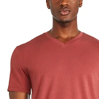 T-shirt extensible à encolure en V George pour hommes