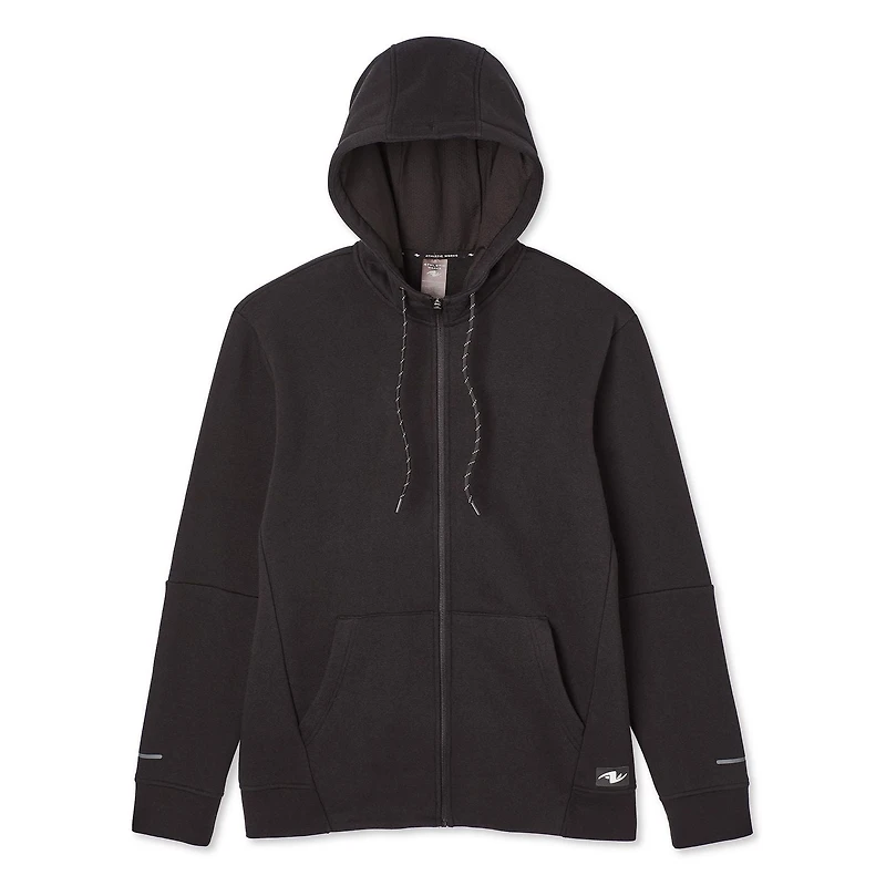 Haut à capuchon avec fermeture éclair sur la longueur Athletic Works pour hommes