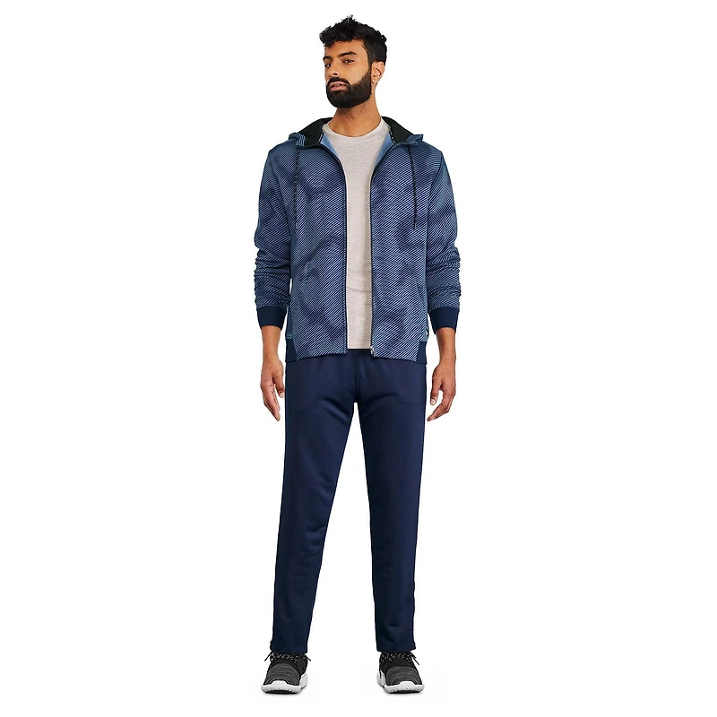 Haut à capuchon avec fermeture éclair sur la longueur Athletic Works pour hommes