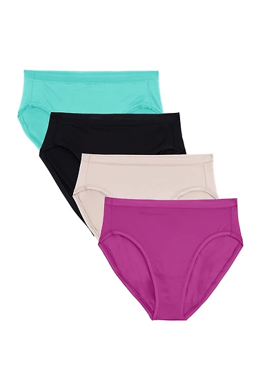 Women's Getaway Collection Bikini, Assorted 4 Pack, Size 5 -9