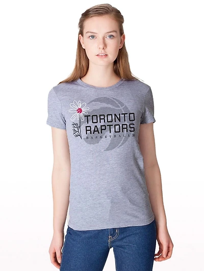 NBA Toronto Raptor Femmes Court Manchon Tee