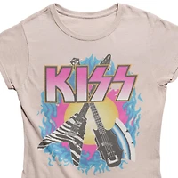 KISS Tee shirt  à manches courtes femme