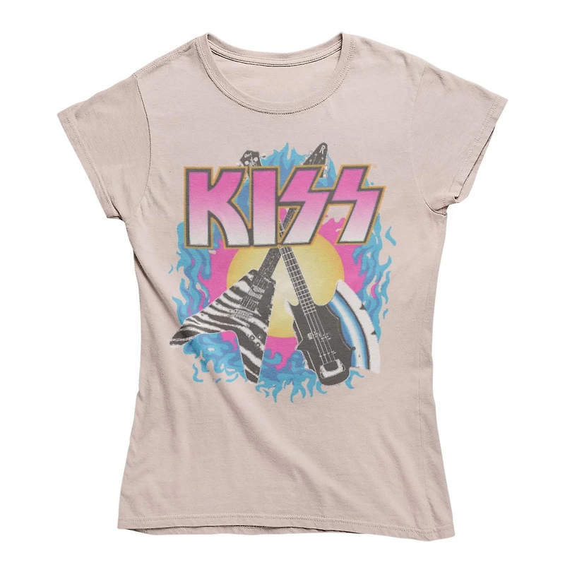 KISS Tee shirt  à manches courtes femme