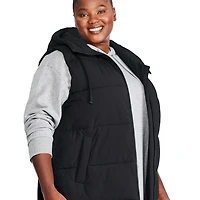 Veste matelassée longue George Plus pour femmes Tailles 1X-4X