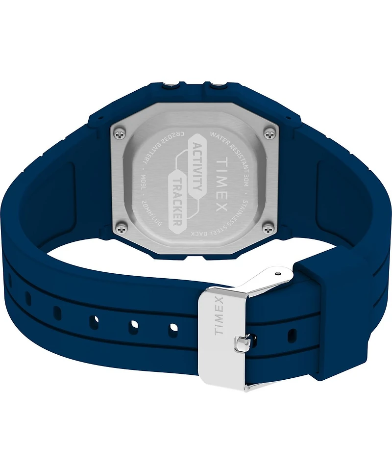 Timex 40mm Step & Activity Tracking Silicone Strap Watch