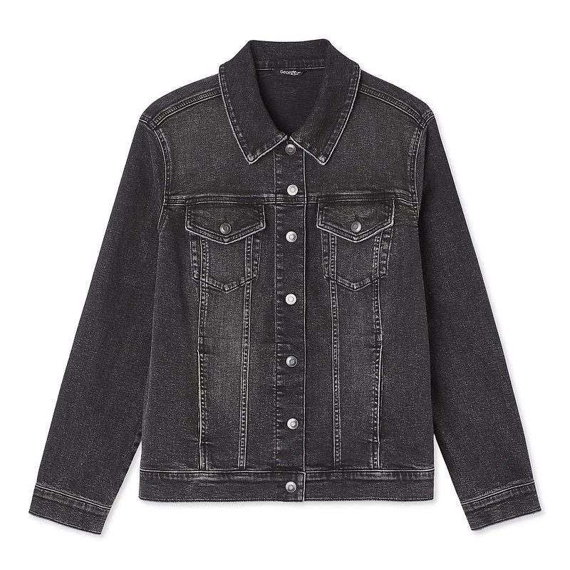 Veste en jean George Plus pour femmes Tailles 1X-4X