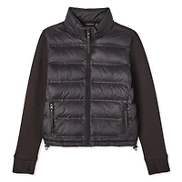 Athletic Works Women's Hybrid Puffer Jacket, Sizes XS-XXL