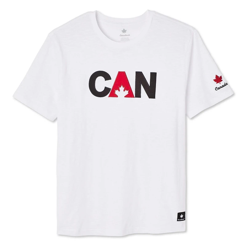T-shirt avec imprimé graphique Canadiana collection non genrée pour adultes