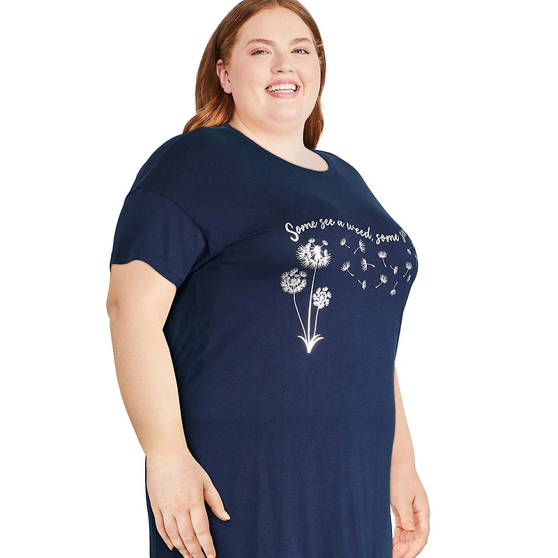 Chemise de nuit George Plus pour femmes Tailles 1X-4X