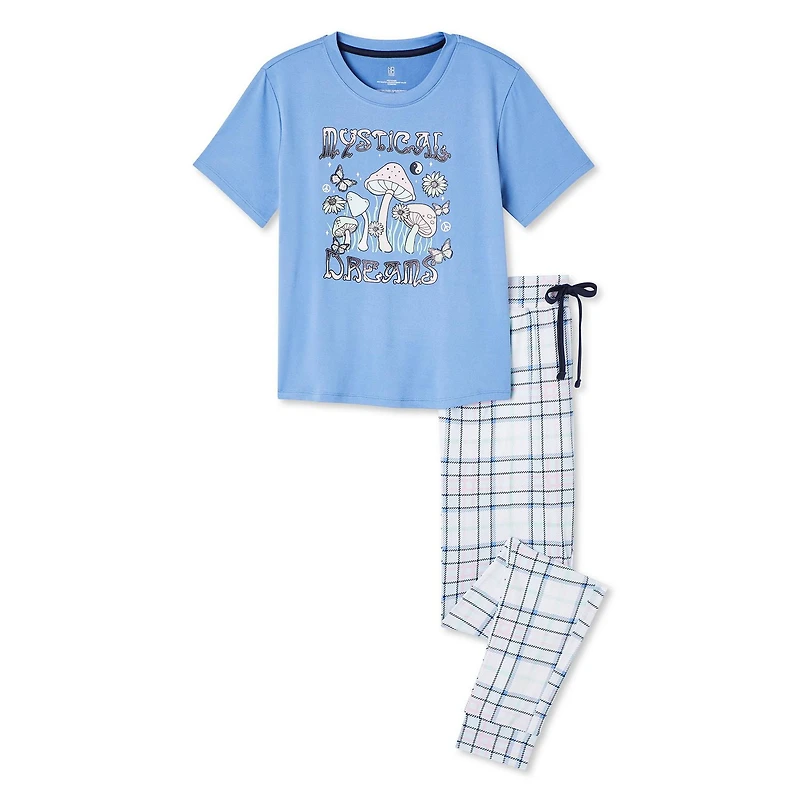No Boundaries Women's Pajama 2-Piece Set