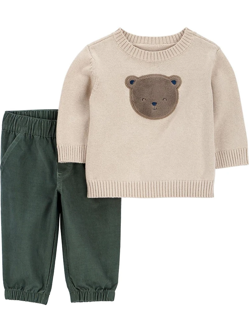 Carter's Child of Mine Ensemble Pull bébé garçon - ours Nouveau-né 24 mois