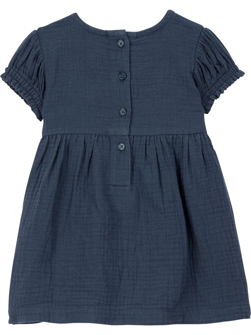 Carter's Child of Mine Robe bébé fille - Bleu