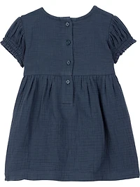 Carter's Child of Mine Robe bébé fille - Bleu