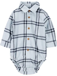 Carter's Child of Mine Ensemble à carreaux bleus pour bébé garçon