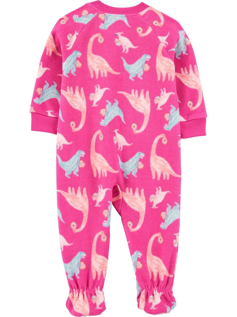 Carter's Child of Mine Pyjama 1 pièce pour petite fille - Dinosaure rose Tailles : 6/9 mois 5T