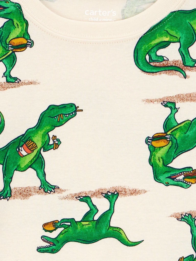 Carter's Child of Mine Pyjama 2 pièces pour grand garçon - Dinosaure néon Tailles : 5-12