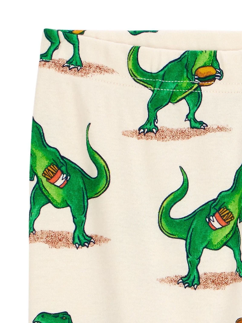 Carter's Child of Mine Big Kid Boys' 2-Piece Pajama - Neon Dino, Sizes: 5-12