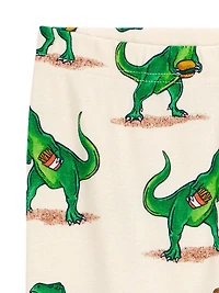 Carter's Child of Mine Big Kid Boys' 2-Piece Pajama - Neon Dino, Sizes: 5-12