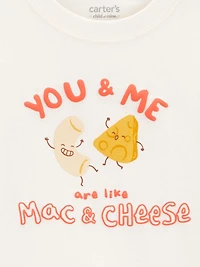 Carter's Child of Mine Toddler Unisex 2-Piece Pajama - Mac N Cheese, Sizes: 6/9 Months 5T