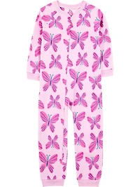 Carter's Child of Mine Pyjama 1 pièce pour grande fille - Papillon rose Tailles : 5 12