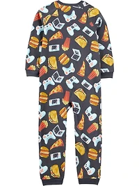 Carter's Child of Mine Big Kid Boys' 1-Piece Pajama - Gamer Food