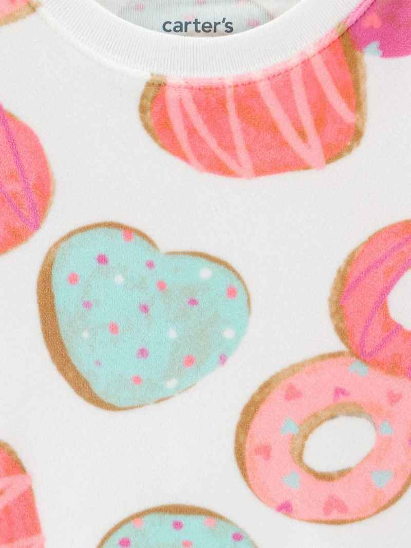 Carter's Child of Mine Toddler Girls' 2-Piece Pajama - Multi Donut