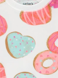 Carter's Child of Mine Toddler Girls' 2-Piece Pajama - Multi Donut