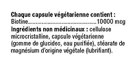 Webber Naturals® Biotin 10 000 Mcg  Extra Strength, 45 Vegetarian capsules