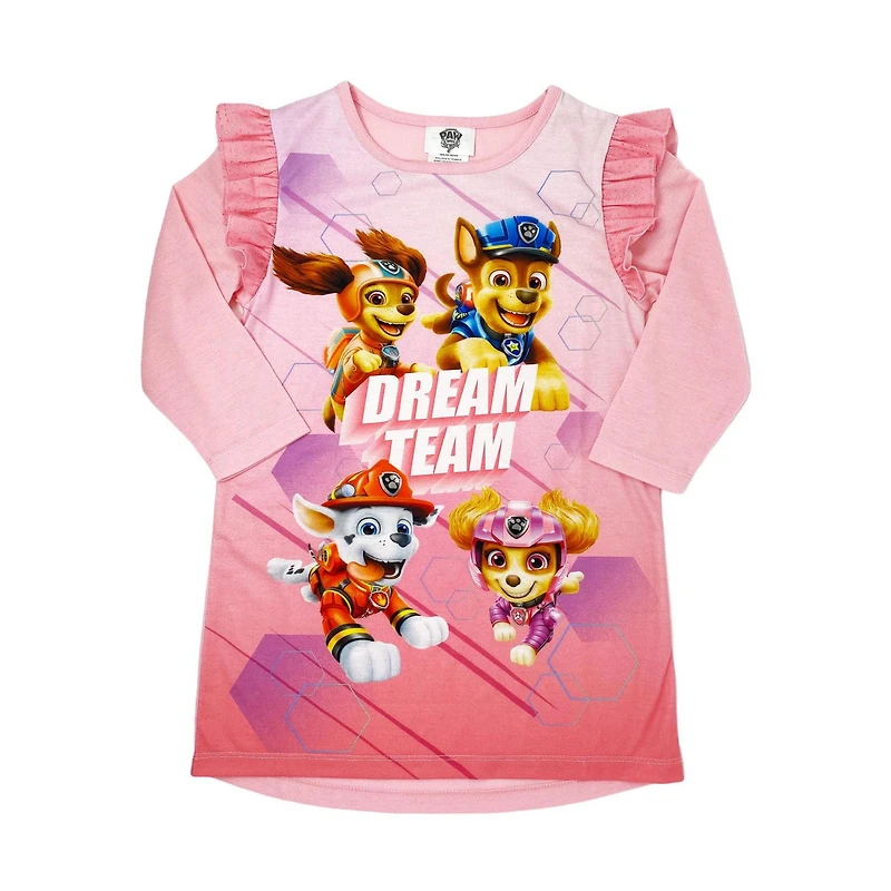 Paw Patrol Toddler Girl's Long Sleeve Nightgown